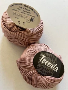 Lana Grossa "Toccata" - Individual balls mercerized cotton - dusty rose - Picture 1 of 1