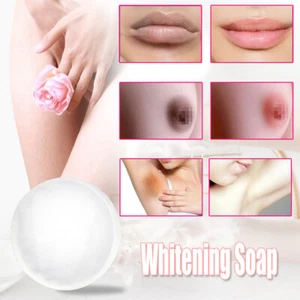 50g Enzyme Whitening Handmade Soap Whitening Collagen Armpit Body Cleaning Soaps - Picture 1 of 12