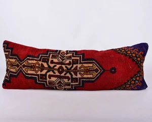 Lumbar Pillow Cover, Rug Lumbar Pillow Cover, Extra Long Lumbar Pillow Cover - Picture 1 of 6