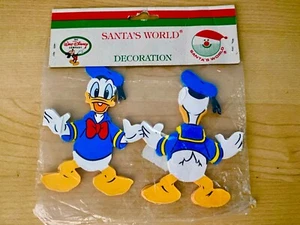 Vintage Santas World WALT DISNEY Donald Duck Ornament Original Packaging - Picture 1 of 5