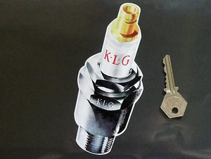 Pegatina con bujía estilo antiguo KLG 6" taller clásico garaje carreras carreras K.L.G. - Imagen 1 de 1