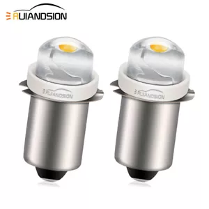 2X 6V Non-Polar P13.5S PR2 0.5W LED Flashlight Bulb Torchlight Torch Spot 3000K - Picture 1 of 10