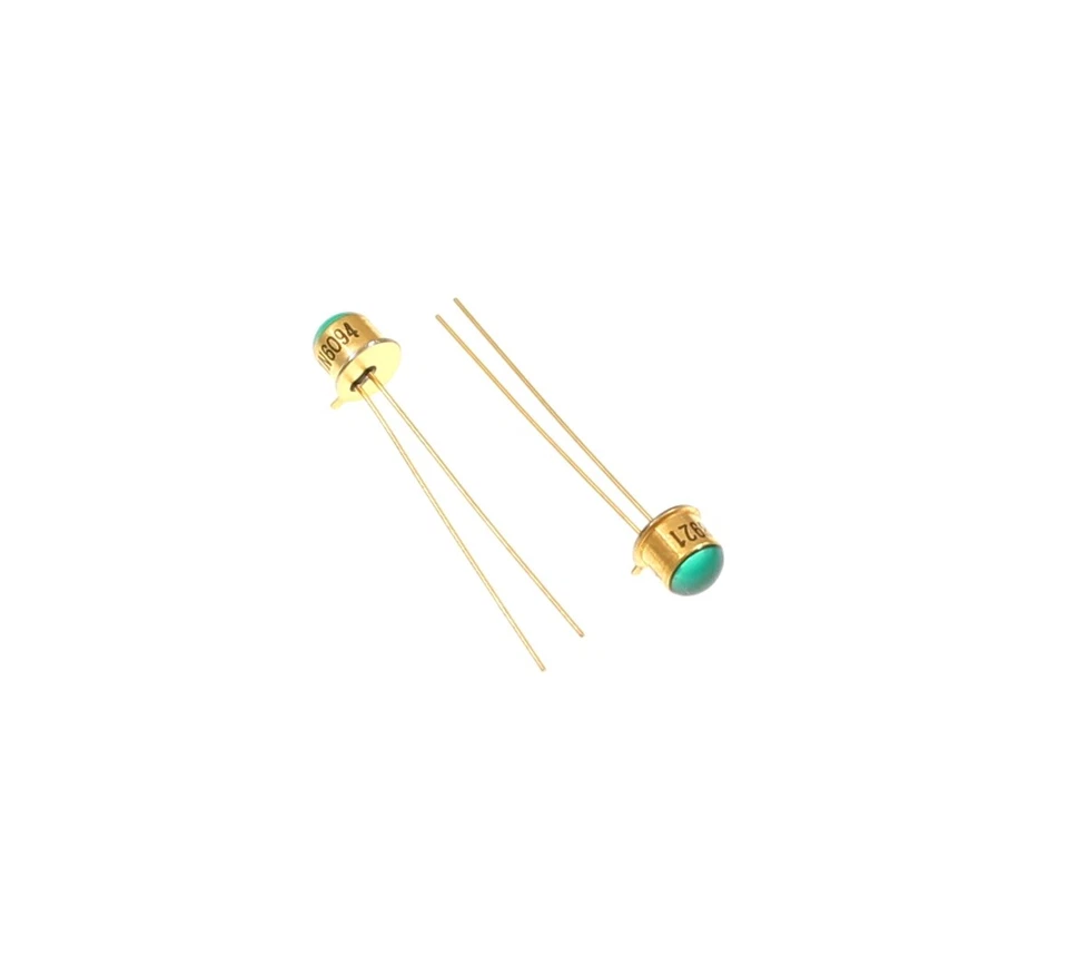 (2pcs) 1N6094 LED Panel Mount Indicator Uni-Color Green 570nm 3mcd 2-Pin TO-46 - Image 1 of 1