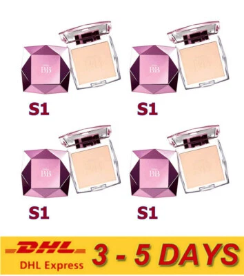 4 x Mistine BB Diamond Super Pressed Powder Blemish Foundation SPF25 Korea #S1 - Image 1 of 4