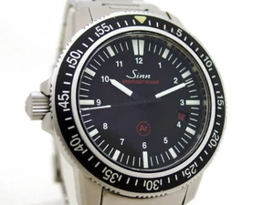 Sinn 603.EZM3 Diver's Watch Black Dial Mens Stainless Steel - Picture 1 of 7