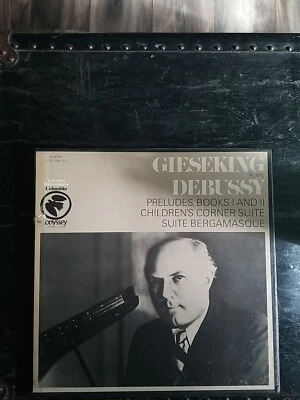 gieseking Plays debussy 3 Record Set, VG+, Preludes Books 1 And 2 - Image 1 of 3