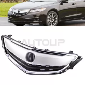 Front Bumper Grille Grill FOR ACURA TLX 2015 2016 2017 - Foto 1 di 8