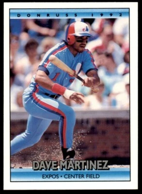 1992 Donruss Dave Martinez Montreal Expos #732 - Image 1 of 2