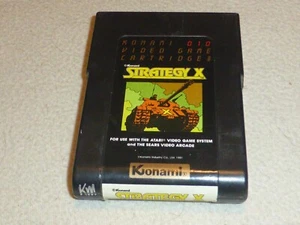 ATARI 2600 VIDEO GAME STRATEGY X CARTRIDGE ONLY KONAMI VINTAGE 1981 - Picture 1 of 3
