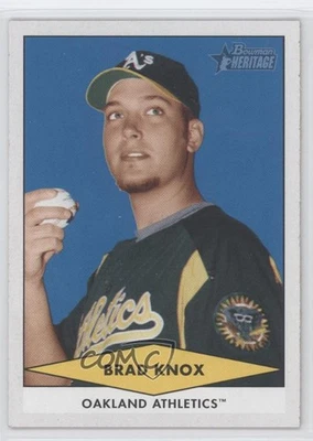 2007 Bowman Heritage Prospects Brad Knox #BHP32 - Image 1 of 2