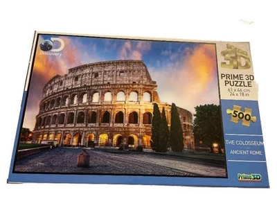 Prime 3D Puzzle Colosseo Roma 500 Pezzi Effetto 3D Bambini - Immagine 1 di 3