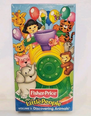  Sealed FP Fisher Price Little People Volume 3 Discovering Animals VHS 2001 - Image 1 of 4