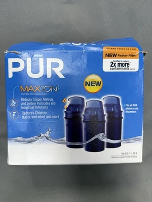 PUR Pitcher Filter Maxion PPF900Z Replacement Water Filter 3 Pack Home New - Image 1 of 4
