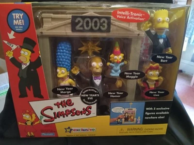 The Simpsons Family 2003 Nochevieja Toys R Us Exclusivo Playmates NUEVO WOS Foto 1 de 4