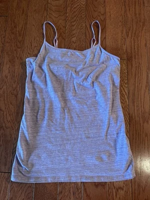 Mossimo Supply Co Solid Purple Spaghetti Strap Shelf Bra Tank Top Size Medium - Image 1 of 2