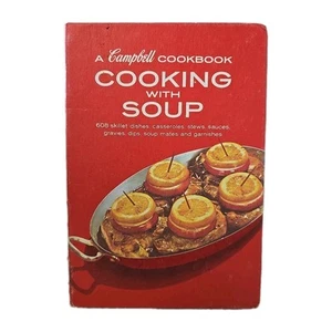 VTG A Campbell's Cookbook Cooking With Soup - Foto 1 di 10