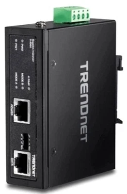 TRENDnet TI-IG60 Hardened Industrial Gigabit PoE+ Injector Kit 60 Watts - Image 1 of 4