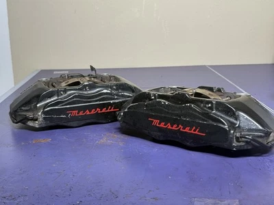 2014-2017 OEM MASERATI GHIBLI BREMBO FRONT BRAKE CALIPER SET 20C34201 / 20C34202 - Image 1 of 4