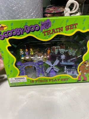 Vintage 1999 Scooby-Doo Toy Train Set Cartoon Network 18 Piece Set Boley 51103 - Image 1 of 4