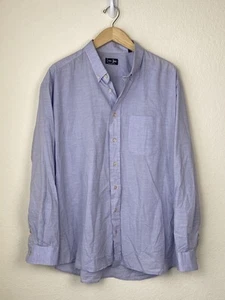 Vintage Gitman Bros 2XL Button Down Shirt Light Blue Cotton Made In USA - Picture 1 of 7