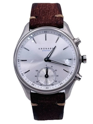 Orologio SmartWatch Kronaby 44mm Acciaio/Pelle A1600SLM/475 Scontatissimo Nuovo - Image 1 of 4