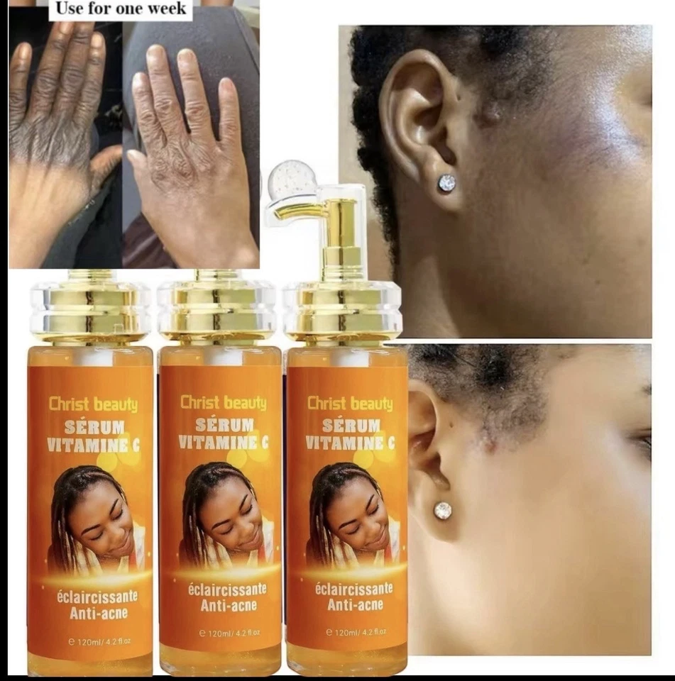 Christ Klere Vizaj 24K e Gold Glutahion com Garrafas Vita C Suave 120 ml Novo - Imagem 1 de 2