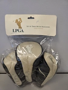 Official LPGA Set Of 3 Nylon Head Covers 1, 3, X Fits Drivers 460CC Embroidered - Picture 1 of 10