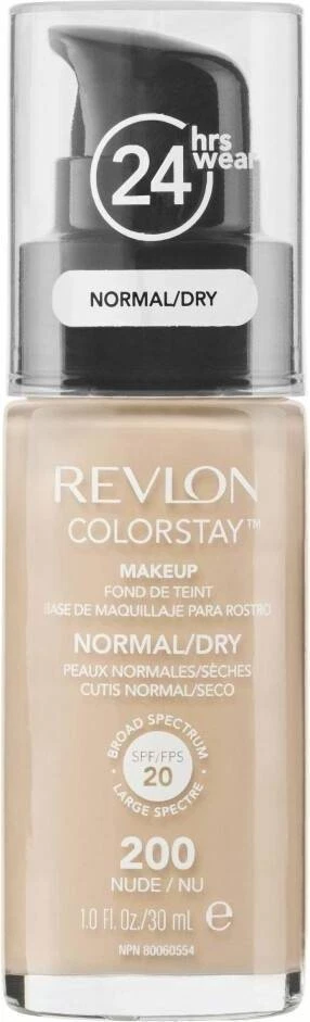 Colorstay Foundation Normaldry Skin by Revlon 200 Nude  Spf20 - 30m - Image 1 of 1