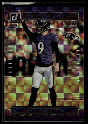 2022 Donruss #AP-20 Justin Tucker Action All-Pros - Image 1 of 2