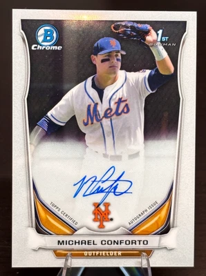 2014 Bowman Chrome проспект автографы Майкл Конфорто #BCA-MC (AU) - Изображение 1 из 2