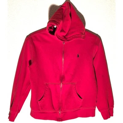 Ralph Lauren Polo Red Hoodie - Boys Large (14-16) - Image 1 of 4