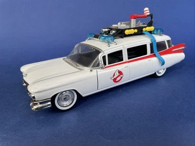 1:24 Cars Cadillac Jada Ghostbusters ECTO1 Diecast Please Read - Image 1 of 4