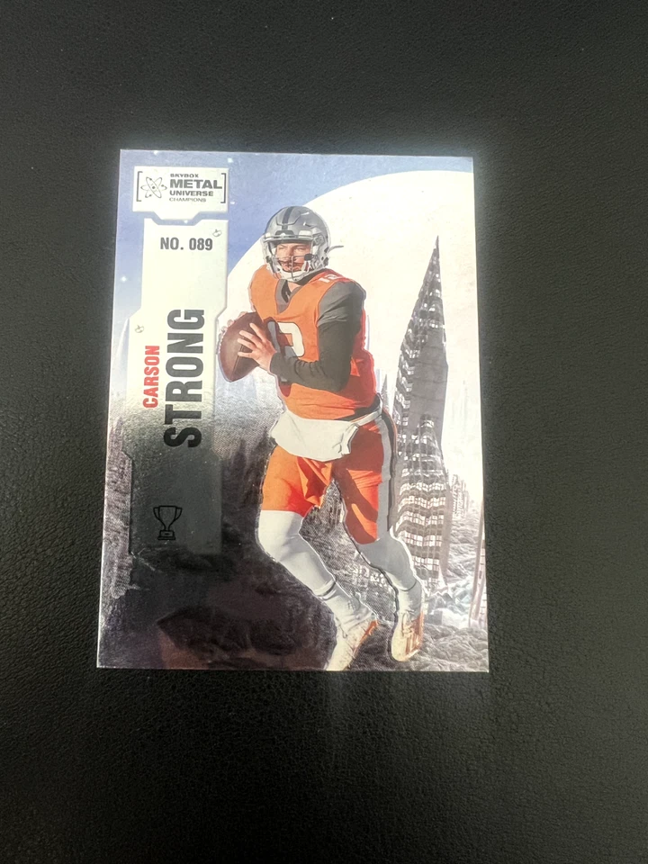 2022 Skybox Metal Universe Champions - Carson Strong #089 (RC) - Image 1 of 1