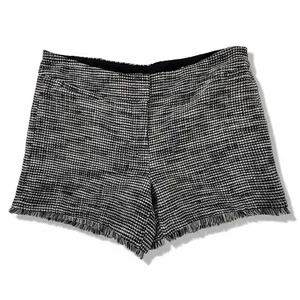 Ann Taylor Factory Tweed Shorts mit Fransensaum – Größe 6 - Bild 1 von 9