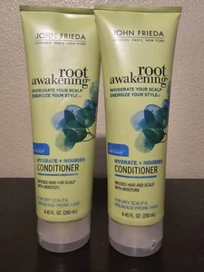 Lote de 2 - John Frieda Root Awakening Hydrate + Acondicionador Nutritivo 8.45 FL Oz. - Imagen 1 de 2