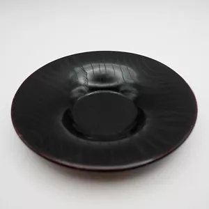Coaster 2 set φ13.4cm Saucer Japanese lacquer-ware - Picture 1 of 8