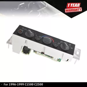 A/C Heater Climate Control For 1996-99 C1500 C2500/1998-00 Chevy Tahoe GMC Yuko - Picture 1 of 8