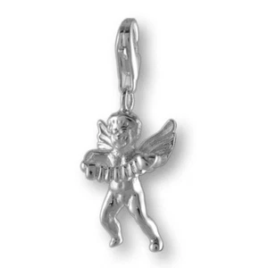 MELINA Charm Anhänger Engel mit Akkordion Silber 925 - Bild 1 von 1