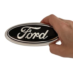 Rear Trunk Emblem BLACK Chrome Logo Badge for Ford Focus 2012 2013 2014 - Bild 1 von 2