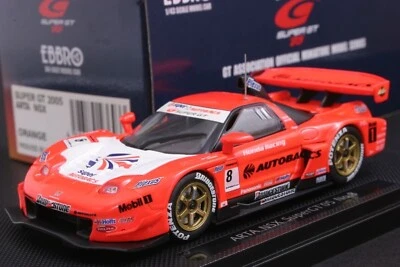 EBBRO 43693 1:43 SCALE 2005 ARTA AUTOBACS HONDA NSX SUPER GT 500 NO. 8 DIE CAST - Image 1 of 4
