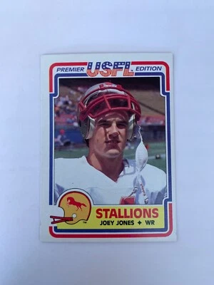 1984 Topps USFL #13 Joey Jones - Birmingham Stallions - Image 1 of 2