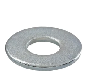100 Pieces Everbilt 1/4 inch Zinc-Plated Steel Bolts/Screws Flat Washers 800452 - Picture 1 of 2