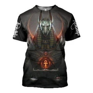 3D Printed Anubis Ancient Egypt Clothes New Best Hot Top Trend Tee T Shirt - Picture 1 of 2