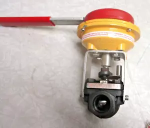 VELAN G0602-SSEZ 3/4" Class 600 (1480-CWP) Actuated Ball Valve & Manual Override - Picture 1 of 9