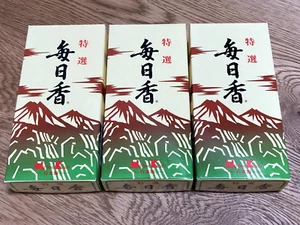 3 Sets Nippon Kodo MAINICHIKO Japanese Incense Joss Stick Woody MADE IN JAPAN - Picture 1 of 6