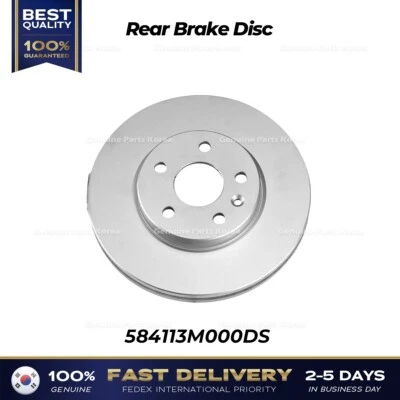 ⭐Genuino⭐ Disco de freno trasero 584113M000DS para Hyundai Genesis Foto 1 de 2