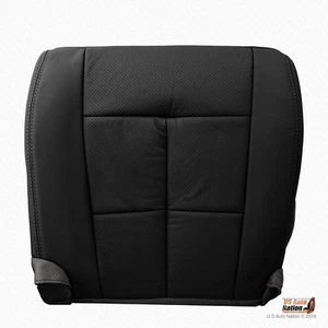 2007 to 2014 Lincoln Navigator Driver Bottom Black Perforated Leather Seat Cover - Picture 1 of 6