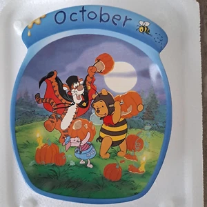 Winnie the Pooh The Whole Year Through plate October Certificate Authenticity - Picture 1 of 5