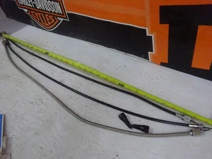 DE COLECCIÓN Harley Ironhead Sportster ELECCIÓN de CABLE TACÓMETRO TRENZADO o NEGRO - Imagen 1 de 10