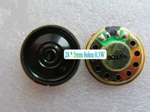 2pcs 28mm 8Ω 0.5W speaker Loudspeaker 8ohm TV Video Home Audio parts - Picture 1 of 3